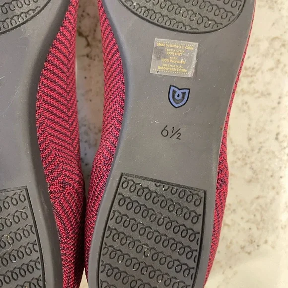 SALE | Rothy’s | Cabernet Herringbone | Flats - Picture 14 of 16